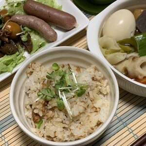 簡単★はごろも煮と白ごまの混ぜご飯